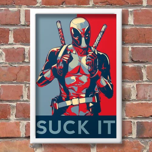 Quadrinho Decorativo - Deadpool